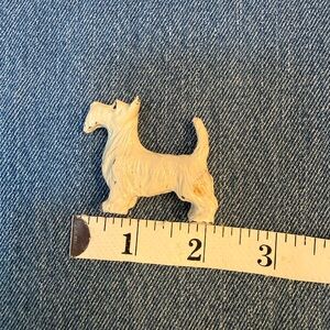 Cream Scottie Dog Figurine